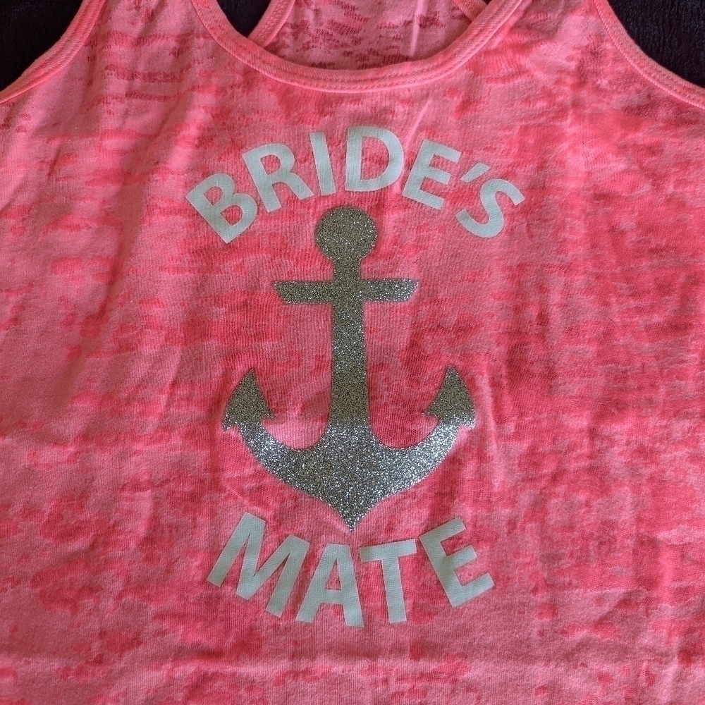 Bride's Mate Racerback Tank (Handmade) - Picture 4 of 6